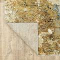 Carson Carrington Style Haven Albertslund Marble Gold/ Beige Area Rug 2 3 x 8 Runner 8 Runner Runner Indoor Entryway Living Room Bedroom