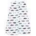 Hudson Baby Infant Boy Plush Sleeping Bag Sack Blanket Blue Red Cars 0-6 Months