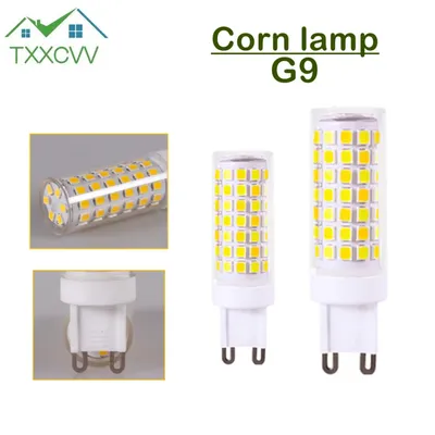 TxxCvv-Lampe LED G9 la plus brillante ampoule LED en céramique SMD2835 budgétaire blanc chaud et