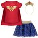 T-Shirt Tutu Skirt & Headband 3pc Outfit Set (Toddler Girls)