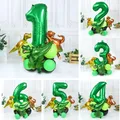 Ballon dinosaure en Latex Jungle décoration de fête d'anniversaire pour enfants garçons de 1 2 3 4
