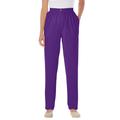 Plus Size Women's 7-Day Straight-Leg Jean by Woman Within in Radiant Purple (Size 34 W) Pant