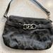 Coach Bags | Coach Brooke Black Signature C & Leather Wristlet Chain Accent 43105 | Color: Black/Silver | Size: Os