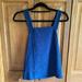 Madewell Tops | Madewell Apron Cross Back Tank | Color: Blue | Size: S