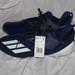 Adidas Shoes | Adidas Adizero Scorch Football Cleats Navy White Fx4250 Men's Size 13 New | Color: White | Size: 13