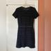 Madewell Dresses | Madewell Striped Dress | Color: Black/Silver | Size: 2