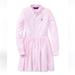Ralph Lauren Dresses | New Ralph Lauren Carmel Pink & White Stripe Knit Oxford Shirtdress | Color: Pink/White | Size: 10g