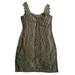 Free People Dresses | Free People Dress Women’s Size M Olive Green Lace Sleeveless Bodycon | Color: Green | Size: M