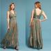 Anthropologie Dresses | Anthropologie Maxi Dress | Color: Green/Tan | Size: 2