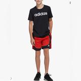 Adidas Bottoms | Adidas Big Boys Aeroready Basketball Creator Shorts Red/Black Size S | Color: Black/Red | Size: Sb