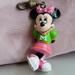 Disney Accessories | 1990's Minnie Mouse Cheerleader Pvc Keychain | Color: Green/Pink | Size: Osg