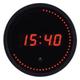 Alba - Horloge murale led 30 cm Noir