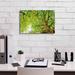 Loon Peak® 'Big Leaf Maple Trees II' By Alan Majchrowicz, Giclee Canvas Wall Art Canvas in Green | 12 H x 18 W x 0.75 D in | Wayfair