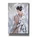 Rosdorf Park Wildon Home® 'Nadia' By Alexander Gunin, Canvas Wall Art, 12"X18" Metal in Gray/White | 60 H x 40 W x 1.5 D in | Wayfair