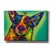 Latitude Run® Lil Nervous Still Full of Love by Dean Russo - Wrapped Canvas Graphic Art Canvas in Green/Red/Yellow | 18 H x 26 W x 0.75 D in | Wayfair