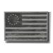17 Stories Latitude Run® 'Slate American Flag' By Sue Schlabach, Giclee Canvas Wall Art, 18"X12" Canvas in Gray | 12 H x 18 W x 0.75 D in | Wayfair