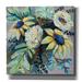 August Grove® Epic Graffiti 'Sage & Sunflowers II' By Jeanette Sage & Sunflowers II by Jeanette Vertentes - Print Canvas in Blue | Wayfair