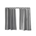 Hododo Patio Curtain Blackout Lawn Thermal Insulated Drapes Waterproof Heat Resistant Home Decor For Lawn Garden Cordless Panel Living Room Bedroom
