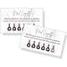 Manicure & Pedicure Loyalty Discount Card 50 Pack Physical Printed 2x3.5 inch Business Card Size Nail Salon Loyalty Card Marble and Mauve Design