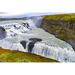 Enormous Gullfoss Waterfall Golden Falls Golden Circle-Iceland One of largest waterfalls in Europe by William Perry (24 x 18)