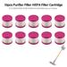 Andoer 10pcs Purifier Filter HEPA Filter Cartridge for D-602/D-602A/D-607/D-609 -Dust Mites Vacuum Cleaner