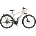 E-Bike FISCHER FAHRRAD "VIATOR 7.0i Herren 55" E-Bikes Gr. 55 cm, 28 Zoll (71,12 cm), grau (zementgreige) E-Bikes