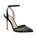 Jessica Simpson Shoes | Jessica Simpson Women's Pirrie Lucite Vinyl 2-Piece Pumps - Black/ Used Once | Color: Black | Size: 7.5m
