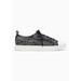 Kate Spade Shoes | Kate Spade Avery Tweed Scallop Lace-Up Sneaker, Sz 7.5 | Color: Black/White | Size: 7.5