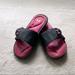 Under Armour Shoes | Girls Under Armour Ignite Ix Pink Slides | Color: Black/Pink | Size: 5g