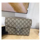 Gucci Bags | Dionysus Gg Supreme Chain Wallet Gg | Color: Silver | Size: 8"W X 5"H X 2.3"D