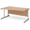 All Beech C-Leg Wave Office Desk Left, 160wx99/80dx73h (cm), Express Delivery