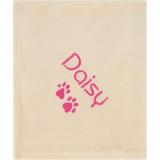 Personalized Passion Personalized Dogs-Cats Blanket Custom Name & Paws Metal | 28 W in | Wayfair 70x100creamblanketP