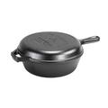 Lodge Yellowstone Seasoned Cast Iron "Bucking Bronco" Combo Cooker Cast Iron/Seasoned Cast Iron in Black/Gray | 10.5 W in | Wayfair LCCYW