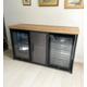 Industrial sideboard with Drinks cooler fridge | home bar | drinks cabinet