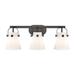 Innovations Lighting Bruno Marashlian Pilaster Ii Cone 26 Inch 3 Light Bath Vanity Light - 423-3W-PC-G411-6CL