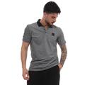 BOSS Herren PeOxford Poloshirt aus Oxford-Baumwolle mit Logo-Aufnäher Schwarz S