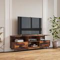 Union Rustic TV Stand for TVs up to 80" Wood in Brown | 18.9 H x 76.8 W x 15 D in | Wayfair 9D7ADABBA379480BBC8F9FB602C8AFCE