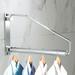 Wall Mount Folding Clothes Hanger Laundry Hanger Dryer Rack Laundry Hanging Rack Wall Mount Stainless Steel Wall Clothes Hanger for Laundry Room Bedroom Bathroom Kitchen