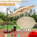 SHANNA 8.8ft 6 Ribs Outdoor Patio Umbrella Cover Canopy Replacement Cover Top (Cover Only Umbrella Frame not Included)