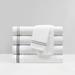 Chic Home Chantrea 4 Piece Solid white with embroidered stripes Sheet Set