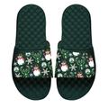 Men's ISlide Hunter Green Milwaukee Bucks Holiday Pattern Slide Sandals