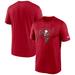 Men's Nike Red Tampa Bay Buccaneers Legend Logo Performance T-Shirt