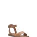 Lucky Brand Kimaya Ankle Strap Sandal - Women's Accessories Shoes Sandals in Open Brown/Rust, Size 7.5