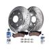 2002-2006 Cadillac Escalade EXT Rear Brake Pad and Rotor Kit - Detroit Axle