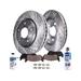 2010-2011 Saab 95 Rear Brake Pad and Rotor Kit - Detroit Axle