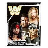 NWO Retro 4-Pack (Hollywood Hulk Hogan Syxx Scott Hall & Kevin Nash) - Ringside Exclusive Mattel WWE Toy Wrestling Action Figures