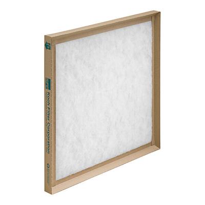 Koch Filter 20" x 20" x 1" Industrial Commercial Disposable Fiberglass Panel Air Filter 274-200-200 - 12/Case