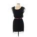 City Triangles Casual Dress - Sheath: Black Solid Dresses - Women's Size Medium