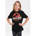 T-Shirt LOGOSHIRT "Jurassic Park Logo" Gr. 164, schwarz Mädchen Shirts T-Shirts