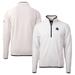 Men's Cutter & Buck White Seattle Seahawks Helmet Cascade Eco Sherpa Fleece Quarter-Zip Pullover Jacket